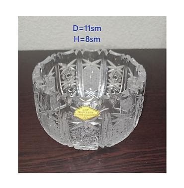 dibcek qablari: "BOHEMIA" Czechoslovakia istesali ve GDR istesali Xrustal Qiymetleri — 3