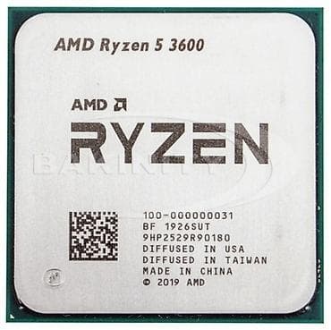 Prosessor AMD Ryzen 5 3600, 3-4 GHz, 6 nüvə, İşlənmiş