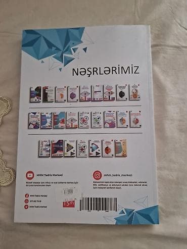 riyaziyyat kitabi: MHM Tədris Mərkəzinin riyaziyyat və həndəsə üzrə test kitabları dəsti — 6