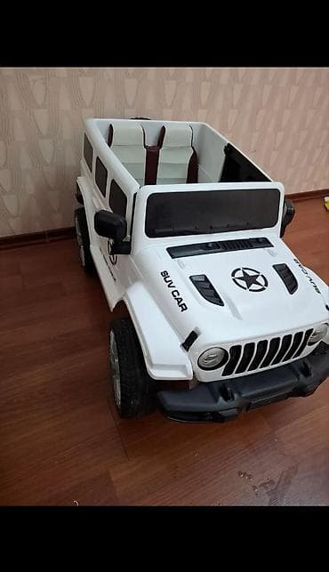 ucuz masinlar: Uşaq üçün elektrikli miniatür SUV maşın - Korpus: ağ rəngli, ofroud — 2