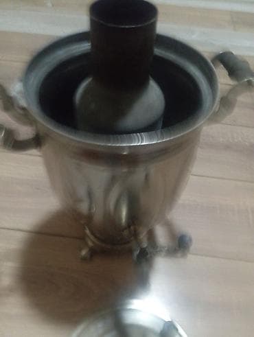 islenmis samovar: Məhsul: Samovar (kömürlə işləyən, metaldan) Təsvir: - Klassik — 10