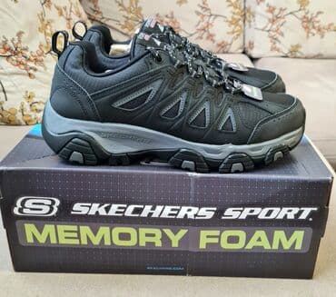 iz aparan krem: Skechers Sport kişi idman/trekkinq ayaqqabısı – Memory Foam Model — 2