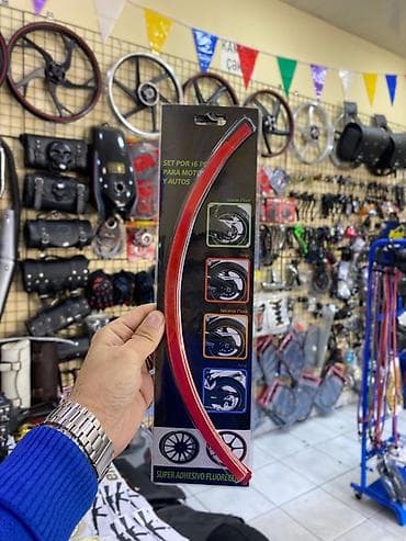 Motosiklet və avtomobil təkərləri üçün flüoresan kənar yapışqan lent