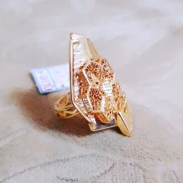 qaş sabitləyici: Toy, Üzük, Sarı qızıl, 750 Əyar, Qaşsız — 4