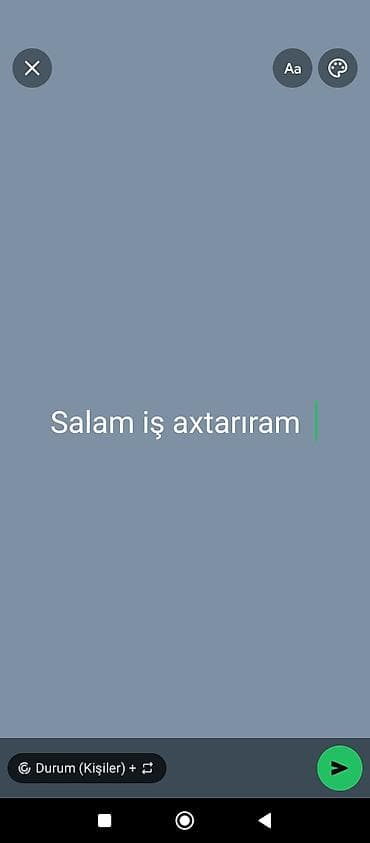 Xidmət: İş axtarıram Aşağıdakı sahələrdə işləməyə hazıram: - Ofis