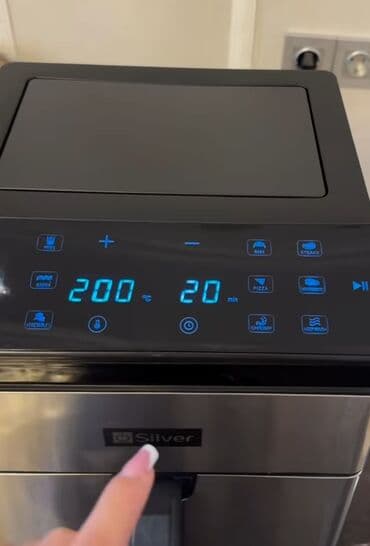 air: Fritoz Silver, Yağsız l, Yeni, Rayonlara çatdırılma, Pulsuz çatdırılma, Ödənişli çatdırılma — 3