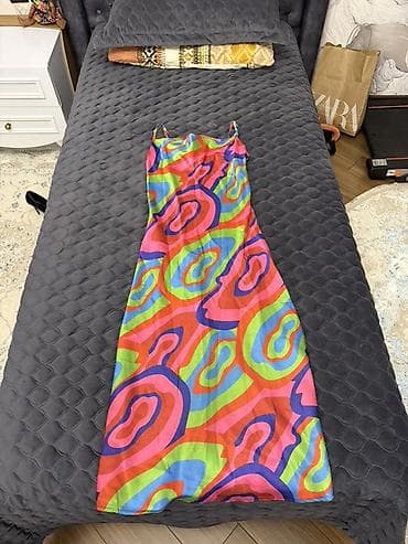 ucuz don: Qadın geyimləri seti – 4 don 1) Qarışqa-boz fonlu ağ xallı, uzunqol — 7