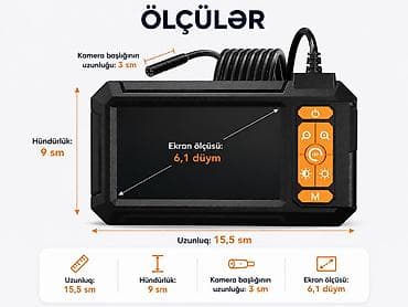 panel vurmaq: Endoskop kamera və 6,1 düymlük ekranlı görüntüləmə qurğusu - Ekran — 1