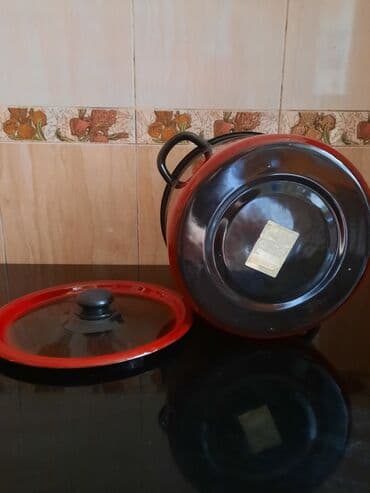 unique qazan desti: Qazan, rəng - Qara, 5-dən çox l, 26 sm — 4