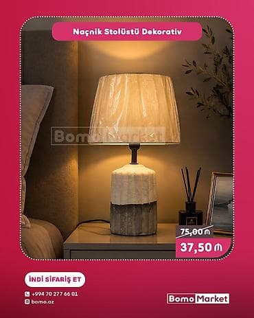 qapi dekoru: Naçnik stolüstü dekorativ lampa - Yataq otağı, qonaq otağı və iş — 1
