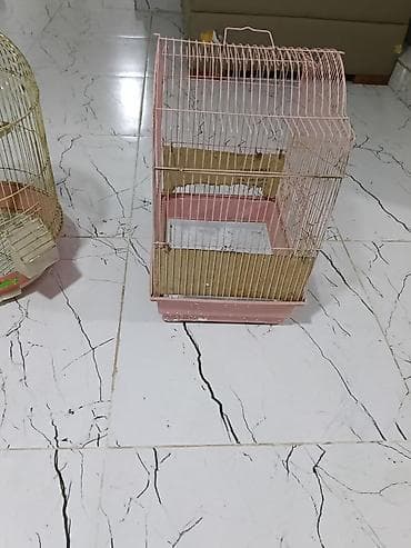 cex qus: Quş qəfəsləri – 2 ədəd dəst - Model 1: Dairəvi formalı, üst hissəsi — 2