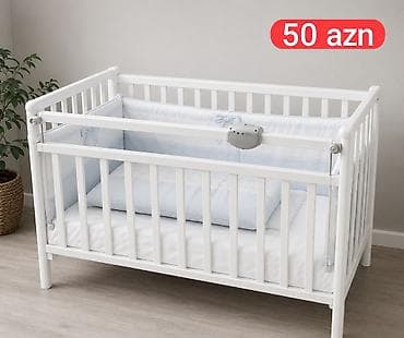 Oğlan və qız üçün, İşlənmiş, Dördbucaq, Beşik, Dəst ilə, Matras ilə, Yellənmə mexanizmsiz