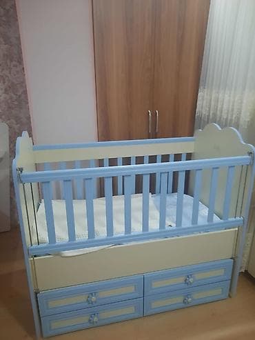 Beşiklər: Oğlan və qız üçün, Dördbucaq, Beşik, Dəstsiz, Matras ilə, Yellənmə mexanizmsiz — 2