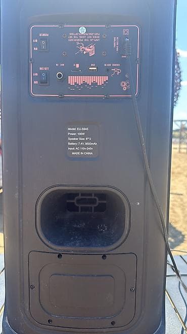 radio usb bluetooth: Daşına bilən karaoke/Bluetooth səs sistemi – Model: EU-S945 - Güc — 4