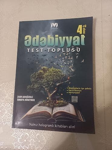 ƏdəBiyyat Test Toplusu – 4-cü nəşr TEZEDIR TEMIZDIR Edebiyyat MHM