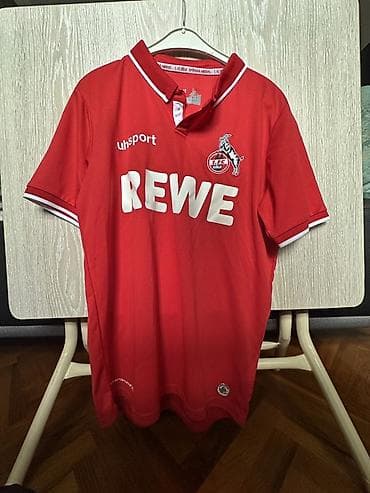 koran: 1. FC Köln rəsmi futbol köynəyi - Brend: uhlsport - Rəng: qırmızı, ağ — 1