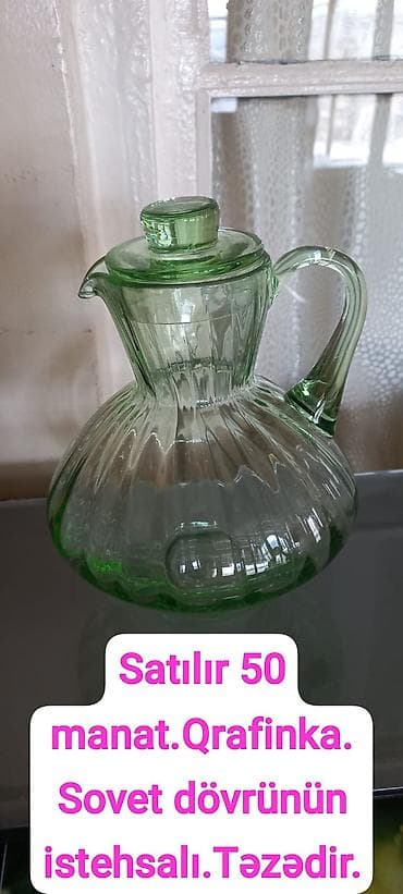 tut aragi satilir: Rəng - Yaşıl, Şüşə, SSRİ — 1