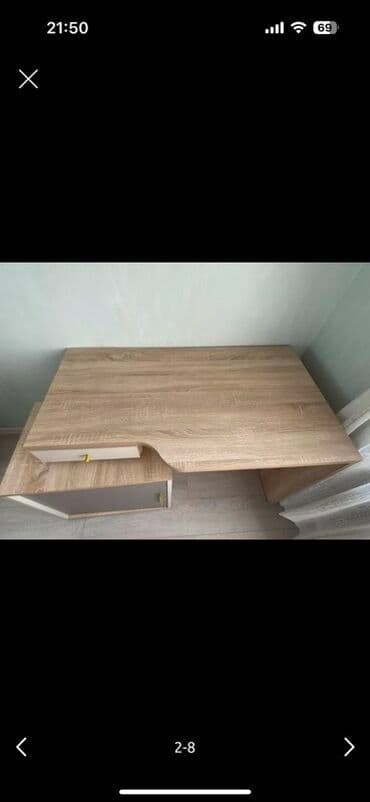 stolla: Kompüter masası, Açılmayan, Laminat, Künc masa — 3