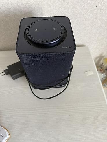 Mikrofonlar: Yandex Kolonka, Növ - Smart, rəng - Qara — 2