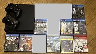 batman ps4: Playstation 4 2 pult + 10 ədəd ps4 + 3 ədəd ps3 diski satılır. Üstündə — 1