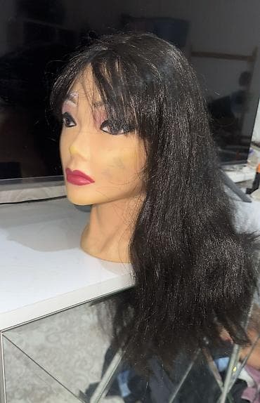 Digər biznes avadanlığı: Maneken Qara sac tebii deyil, xoruk ve kesim ucun aciq rengi olan — 2