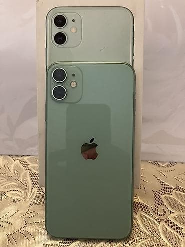 iphone pro qiymeti: IPhone 11, Yaşıl, Simsiz şarj — 5