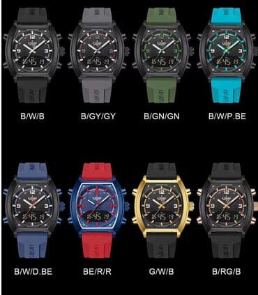 fosfor tesbeh: Yeni, Qol saatı, NaviForce, rəng - Qara — 6