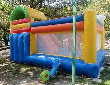 Другое для спорта и отдыха: Uşaq üçün şişmə atraksion – kloun temalı batut və slayd kompleksi - — 4