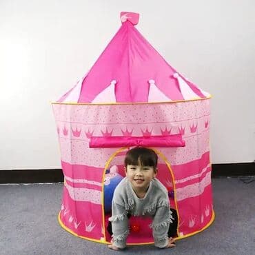 Uşaqlar üçün hazırlanmış bu qala formalı çadır, kiçiklərinizə əylənmək lalafo.az -da Uşaqlar üçün hazırlanmış bu qala formalı çadır, kiçiklərinizə əylənmək