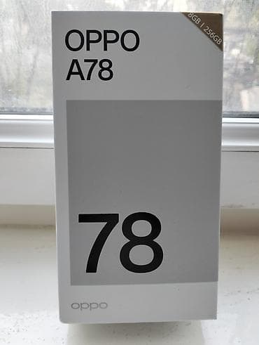 Oppo A78, 256 GB, rəng - Qara