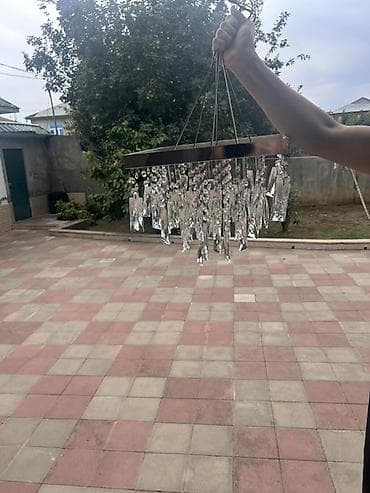 işıq lampaları: Çılçıraq, 6 lampa, Metal — 1