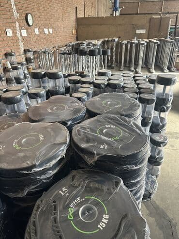 руль для велосипеда: Резиновые Гантели, Вес: 25 кг, Новый — 5