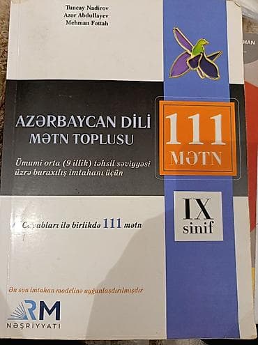 test toplu pdf: Abituriyentlər üçün hazırlıq kitabları dəsti Dəstdə olan nəşrlər: - — 4