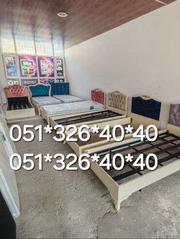 Çarpayılar: Yeni, Təknəfərlik çarpayı, Bazasız, Matras ilə, Azərbaycan — 4