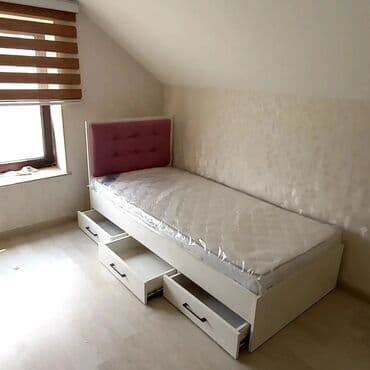 tek neferlik carpayı: İkinəfərlik, Bazasız, Pulsuz matras, Siyirməsiz, Rusiya, Sadə laminat — 16