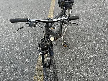 Детские велосипеды: Velosiped Şəhər/trekking tipli velosiped – mat qara rəng — 6