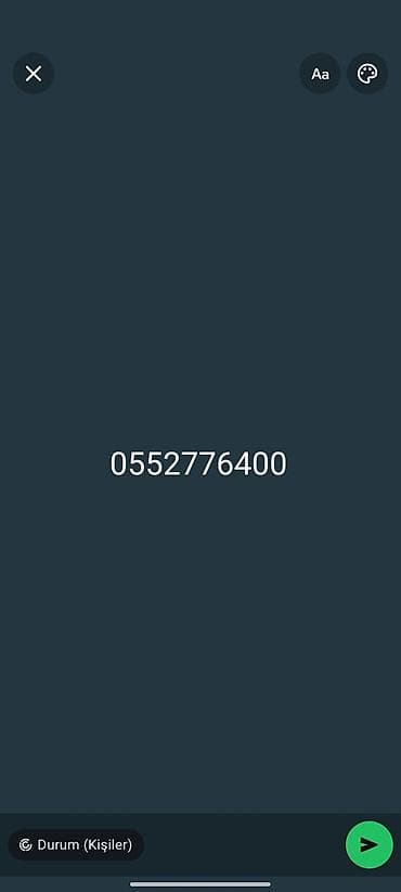 Nömrə: ( 055 ) ( 552776400 )