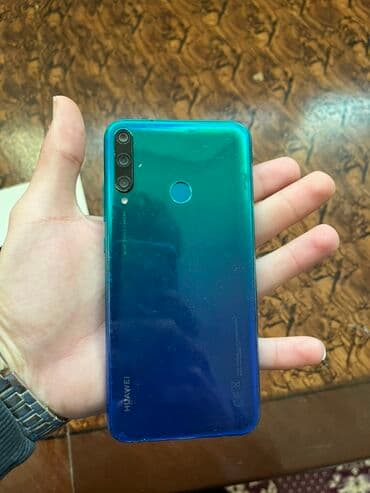 telefon kılıfları: Huawei P40 lite E, 64 GB, rəng - Göy, Barmaq izi — 2