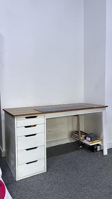 Офисные столы: Б/у, Для сотрудника, Квадратный стол — 3