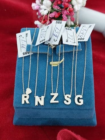 qizilin satis qiymeti: Boyunbağı, Sarı qızıl, 585 Əyar — 1