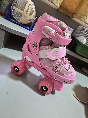 Məhsul: Uşaq dördtəkərli patinlər (rollers) - Rəng: Çəhrayı - Dizayn — 8