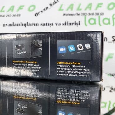 ipad 2: Blackmagic Studio HD. Məhsul yenidir 2 SD kart yuvası. çox möhtəşəm — 5