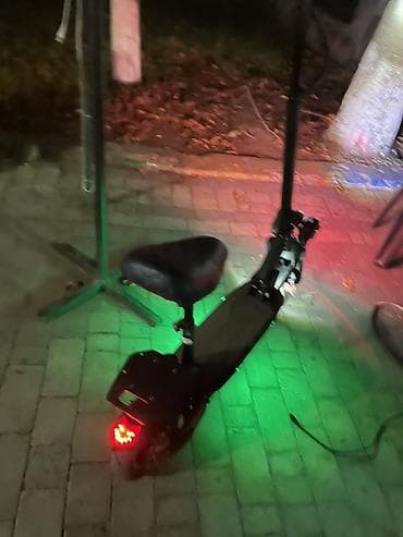 elektro scuter: Toba -st 666 Elektrik skuter – oturacaqlı, güclü işıqlandırmalı 3 mod — 1