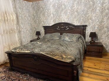 tek kravat ikinci əl: İkinəfərlik çarpayı, 2 tumba, Dolab, Komod, İşlənmiş — 3