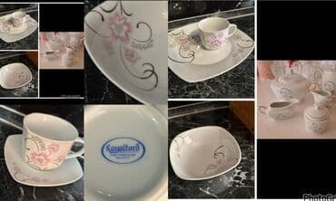 first class cay: Çay dəsti, Farfor, 12 nəfərlik — 1