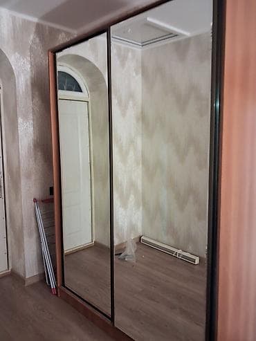 dolab skaf: Yeni, 2 qapılı, Güzgülü, Qəhvəyi, Taxta, Kupe, Düz dolab — 2