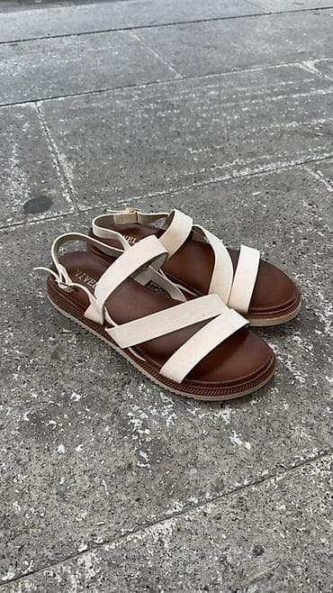 NIVELLI qadın sandal modeli - Üç zolaqlı dizayn: ön hissədə iki — 5