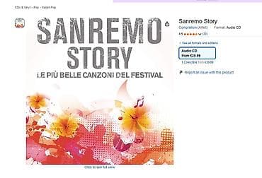 kassetlər: CD "Sanremo Story" Original 3 CD li albom.Albom təzə Avropa — 4