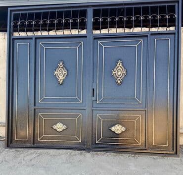 demir qapi satilir: Salam Darvaza Yenidir Eni-3 Hündürlük-2.60.Bütün Rayonlara Çatdırılma — 1
