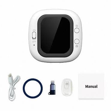 33w adapter: Mini Vlog Screen – smartfonlar üçün xarici ön displey və selfie/vlog — 4